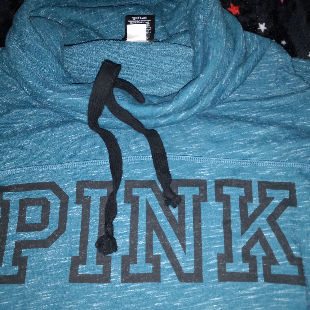 GUC VS PINK COWL NECK PULLOVER (XS)